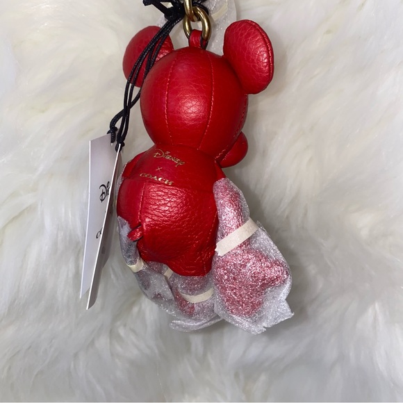 Coach ❤️ leather keychain New - Picture 7 of 10